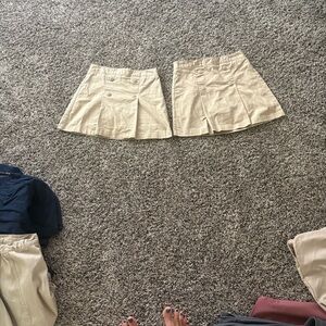 Pair of Old Navy Beige Skater Skort